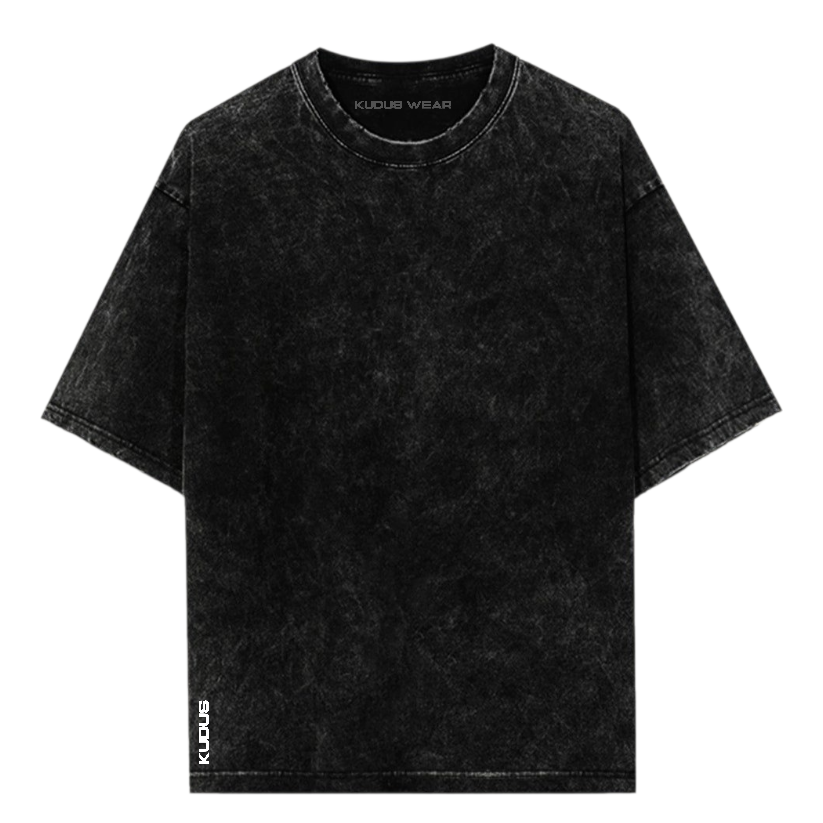 Solid Acid Wash Ultrasoft Oversized T-shirt
