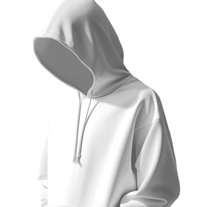 Solid White Hoodie