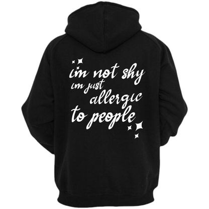 Black Hoodie // Allergic to People