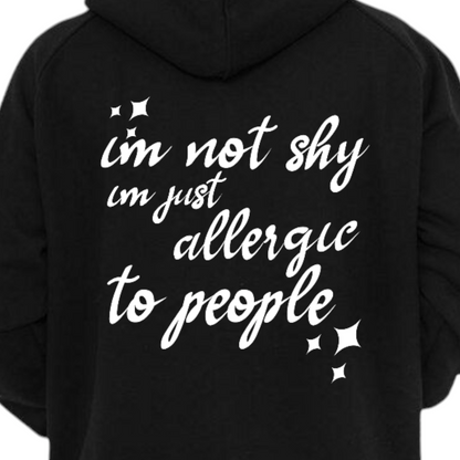 Black Hoodie // Allergic to People