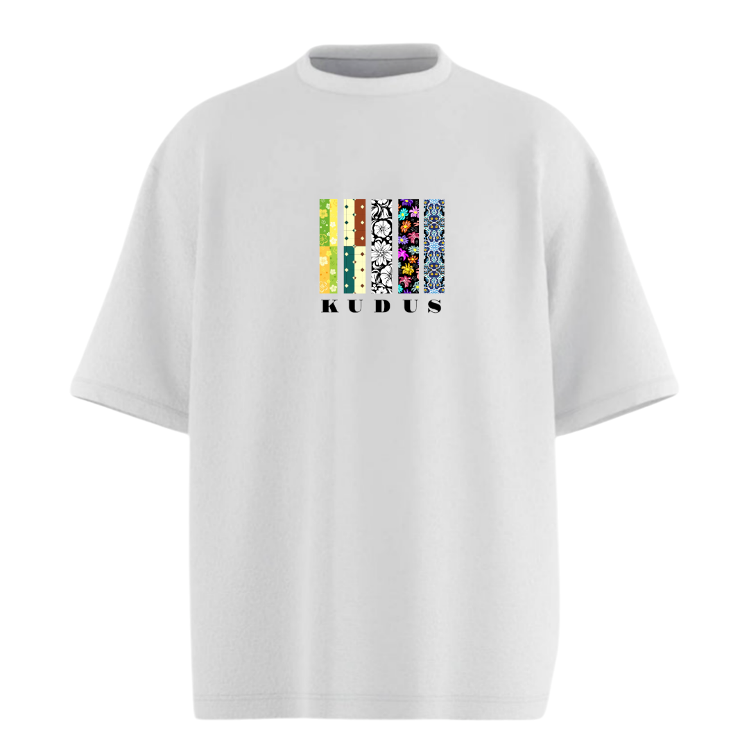 Pattern White Oversized T-shirt