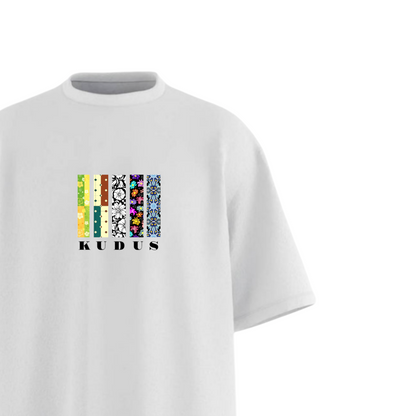 Pattern White Oversized T-shirt