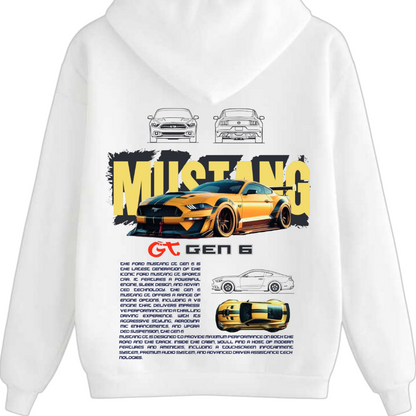 Yellow Mustang Gen 6 Hoodie