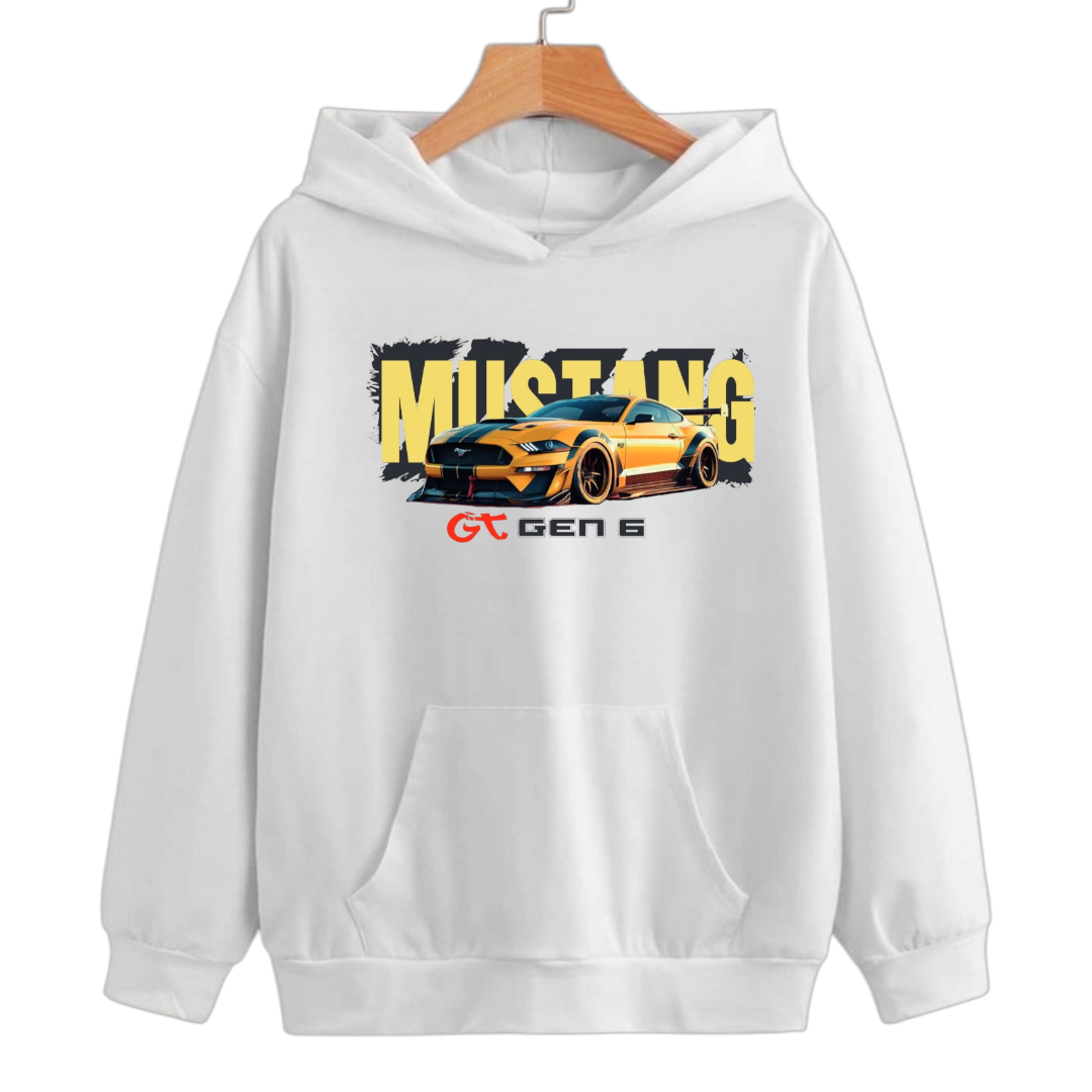 Yellow Mustang Gen 6 Hoodie