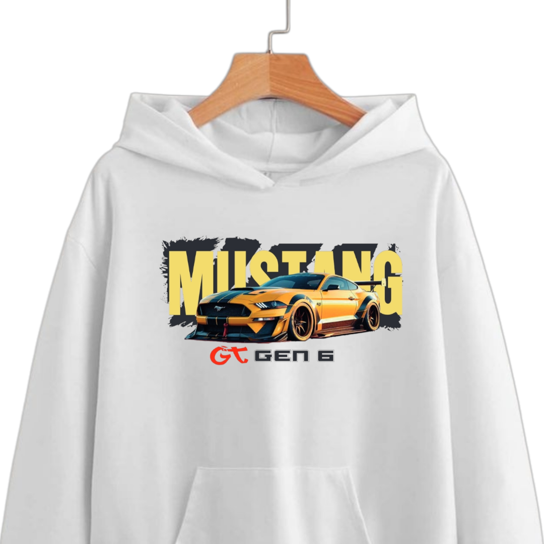 Yellow Mustang Gen 6 Hoodie