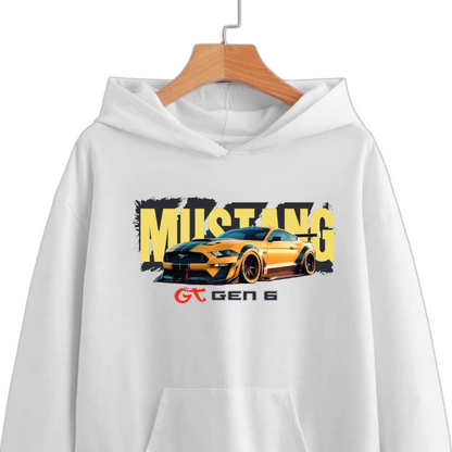 Yellow Mustang Gen 6 Hoodie