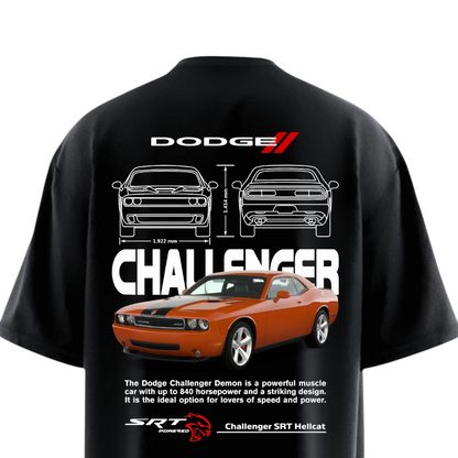Dodge Challenger Heavy Weight Oversized T-shirt