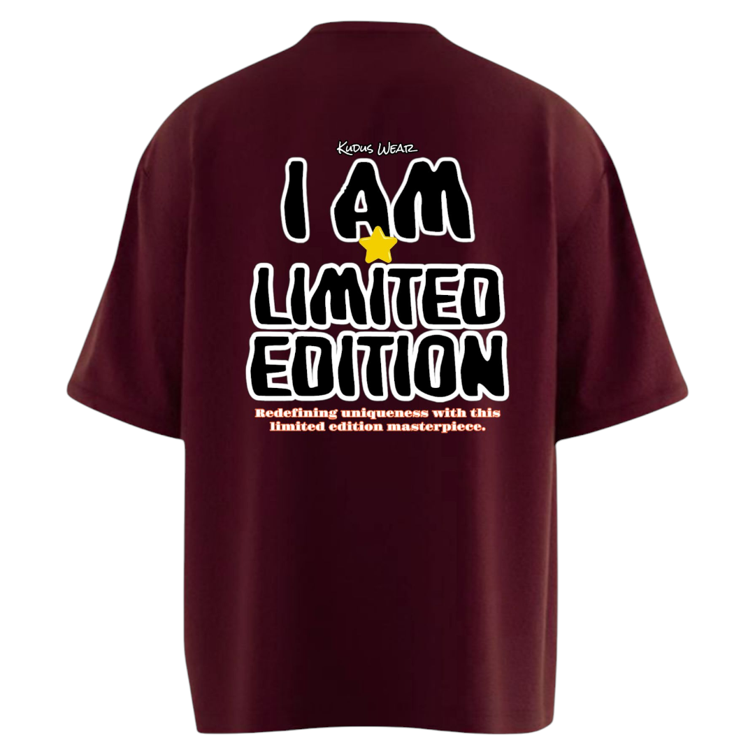 The Limited Edition Moody Maroon Oversized T-shirt