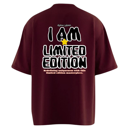 The Limited Edition Moody Maroon Oversized T-shirt