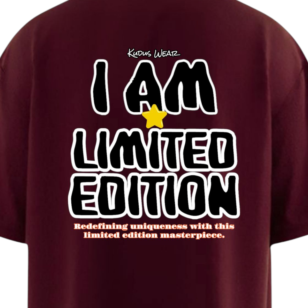 The Limited Edition Moody Maroon Oversized T-shirt