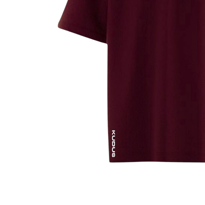 DON'T HATE ME Moody Maroon Oversized T-shirt