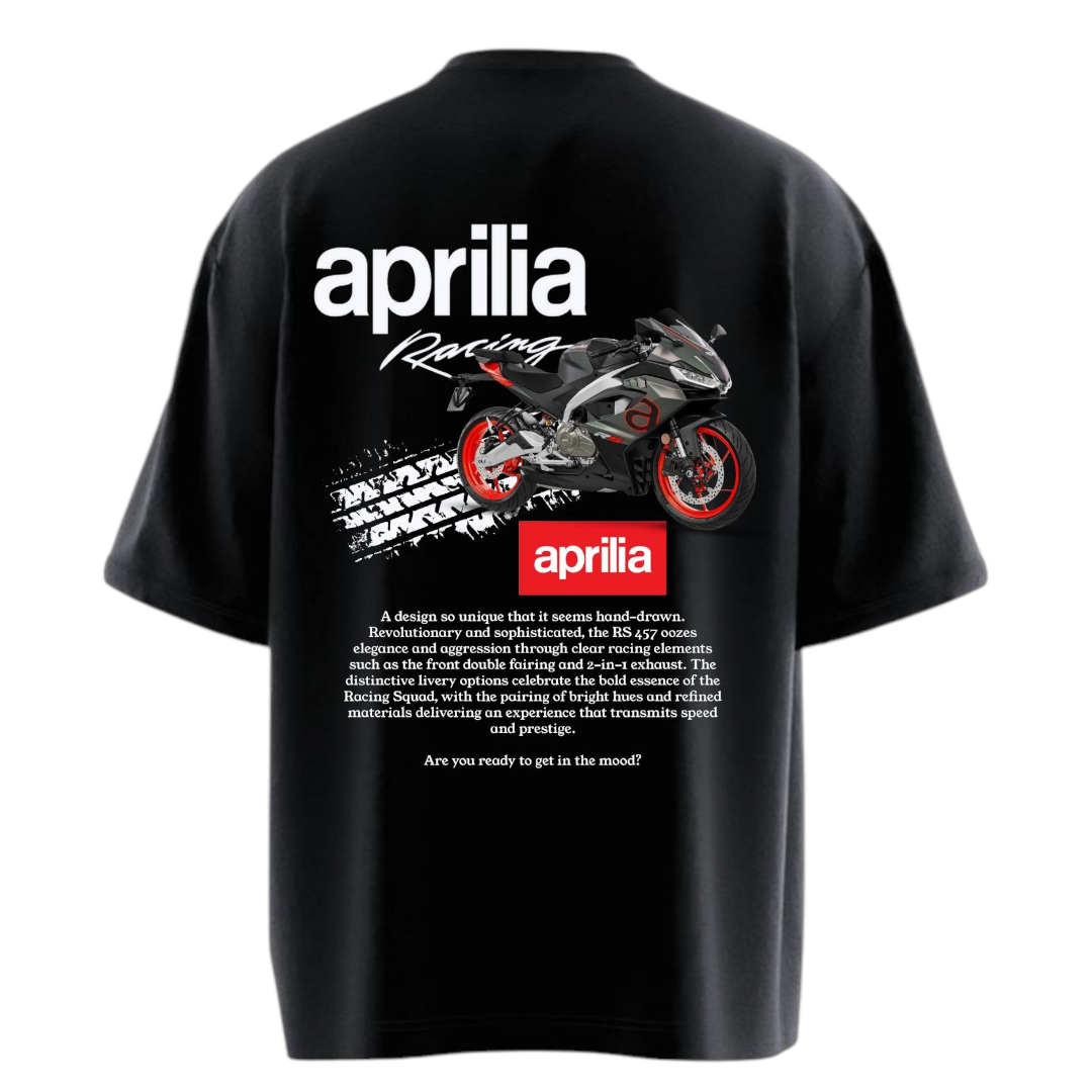 Aprilia RS457 Heavy Weight Oversized T-shirt