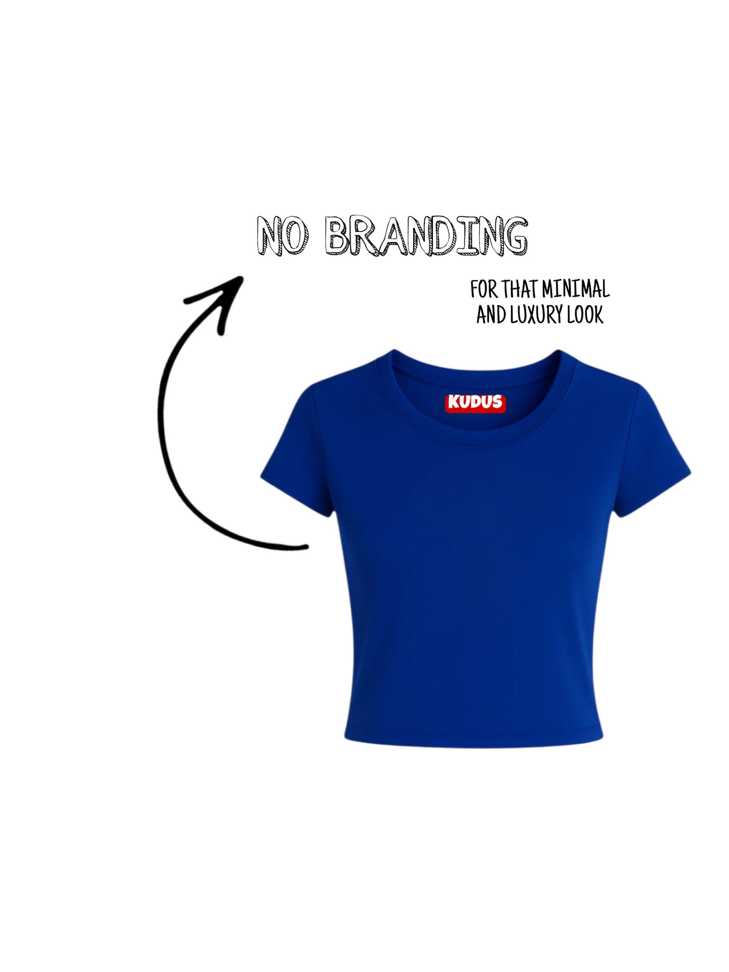 BASIC PLAIN SOLID EVERYDAY Baby Crop Top For Women