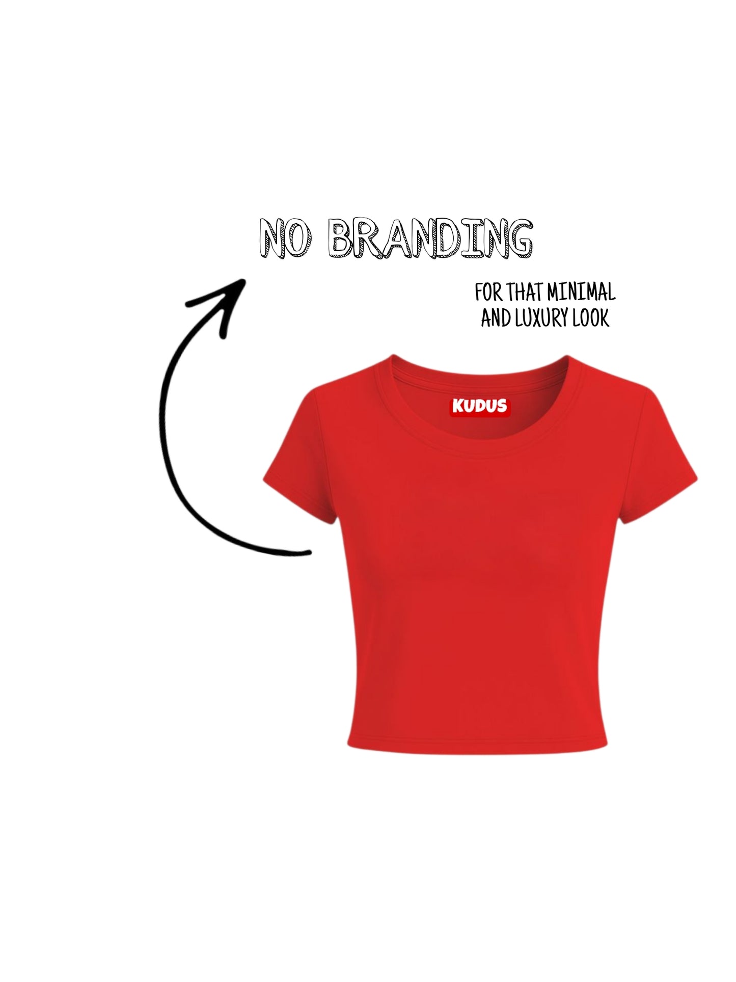 BASIC PLAIN SOLID EVERYDAY Baby Crop Top For Women