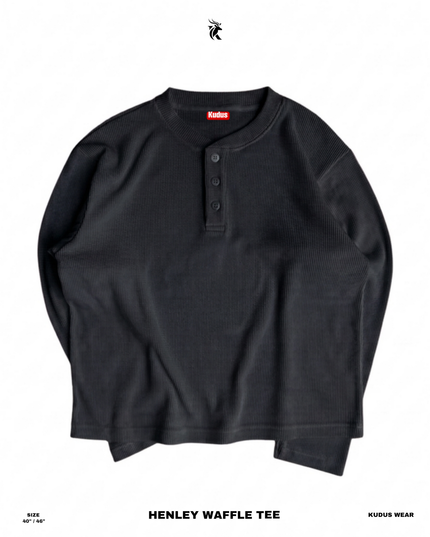 Black Henley Tee