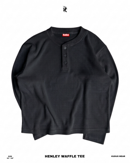 Black Henley Tee