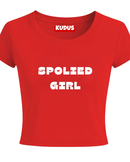 Spoiled Girl Baby Crop Top