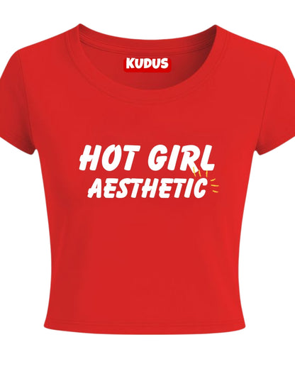 Hot Girl Aesthetic Baby Crop Top