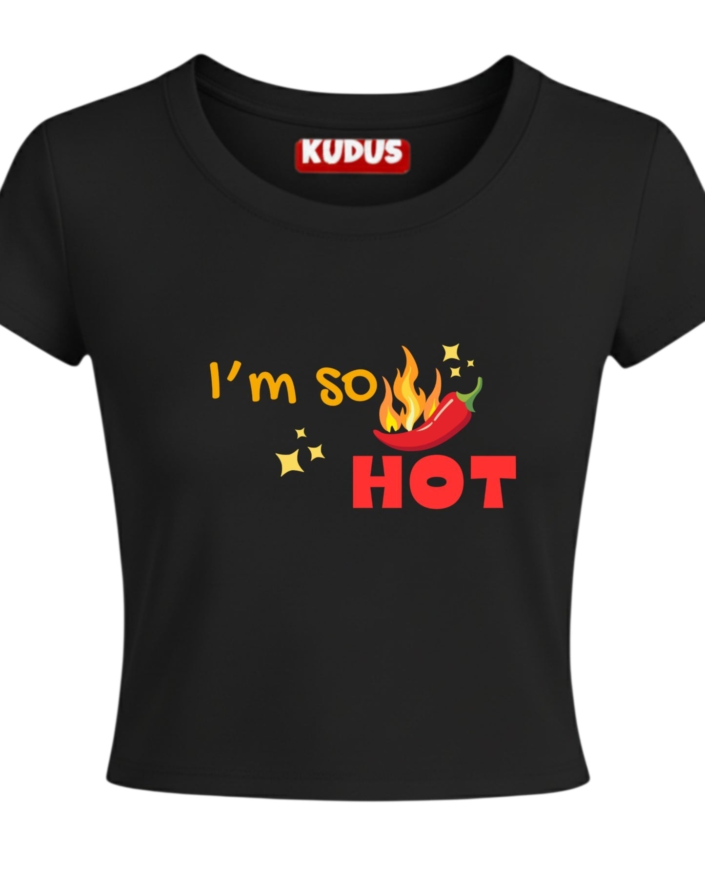 I'M So Hot Baby Crop Top