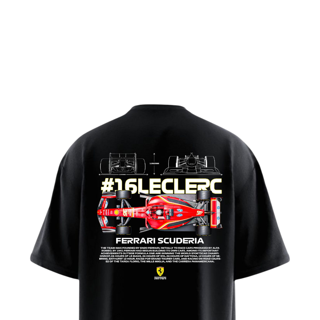 FERRARI SCUDERIA Heavy Weight Oversized T-shirt