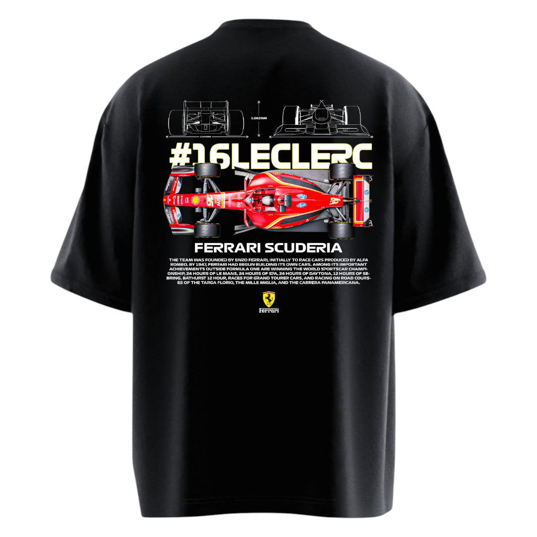 FERRARI SCUDERIA Heavy Weight Oversized T-shirt