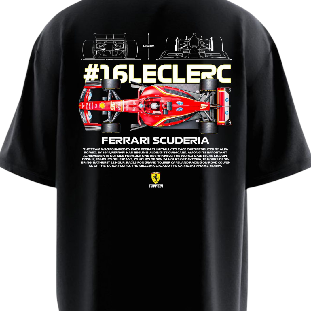 FERRARI SCUDERIA Heavy Weight Oversized T-shirt