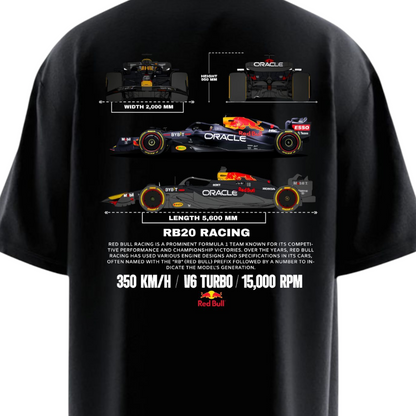 ORACLE RB RACING Heavy Weight Oversized T-shirt