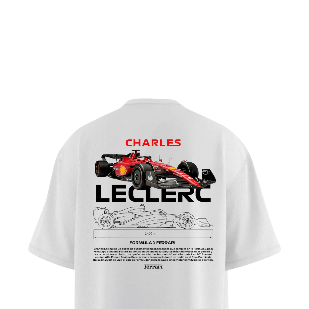CHARLES LECLERC Heavy Weight Oversized T-shirt