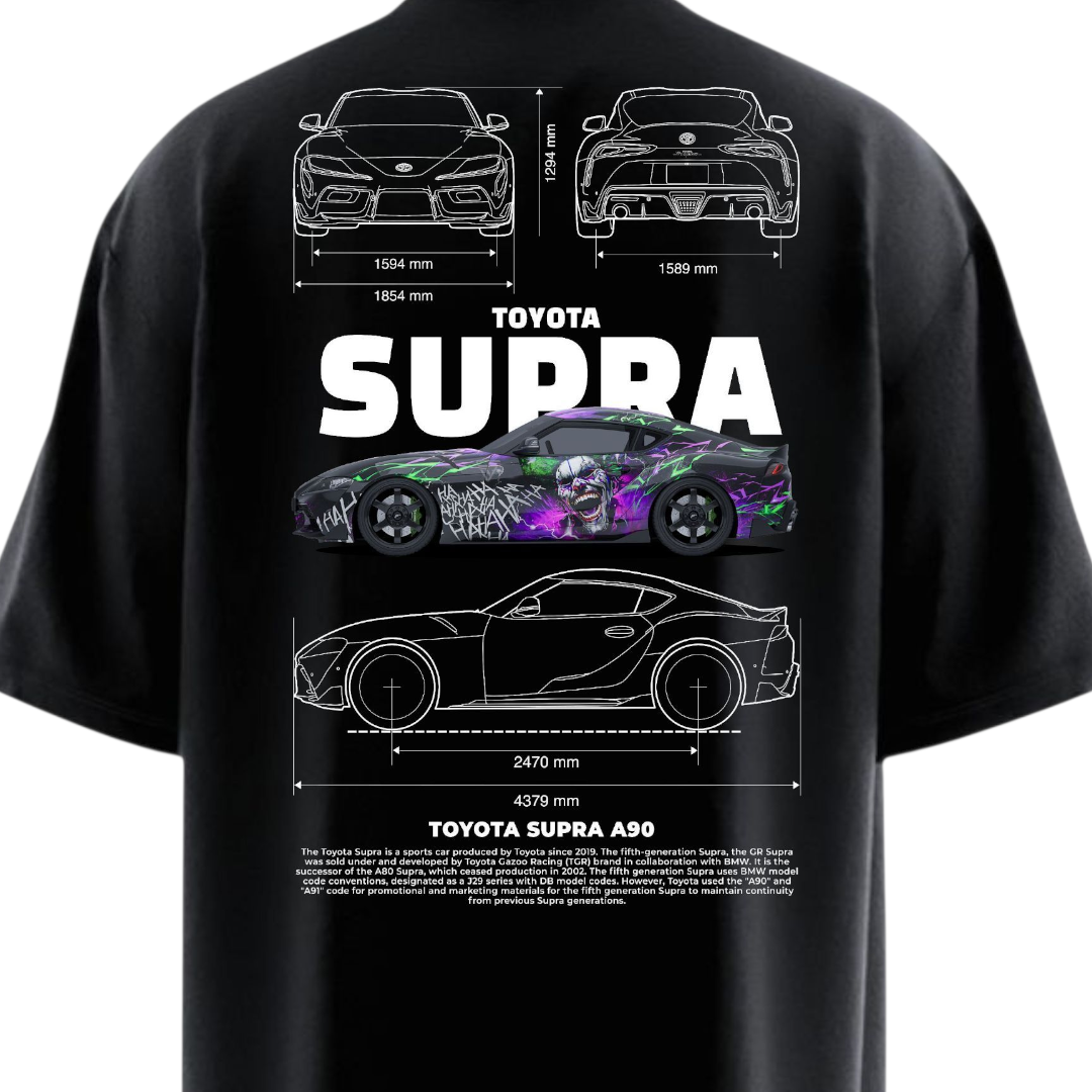 TOYOTA SUPRA A90 Heavy Weight Oversized T-shirt