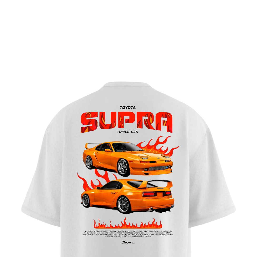 TOYOTA SUPRA Heavy Weight Oversized T-shirt