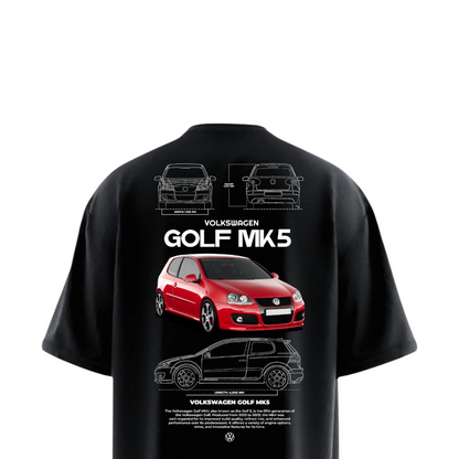 GOLF MK5 VW Heavy Weight Oversized T-shirt