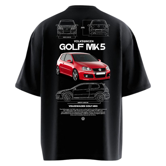 GOLF MK5 VW Heavy Weight Oversized T-shirt
