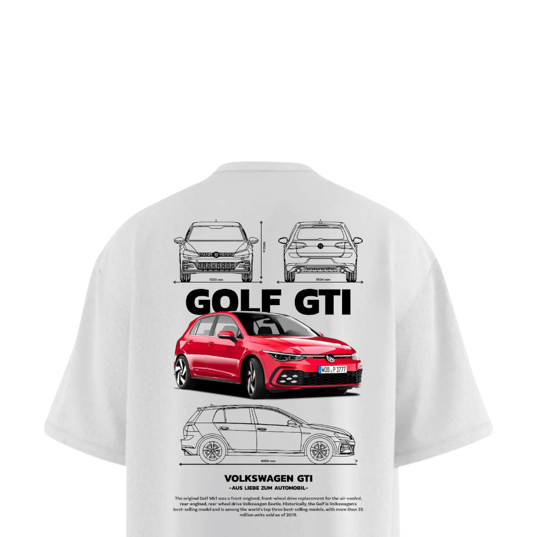 GOLF GTI VW Heavy Weight Oversized T-shirt