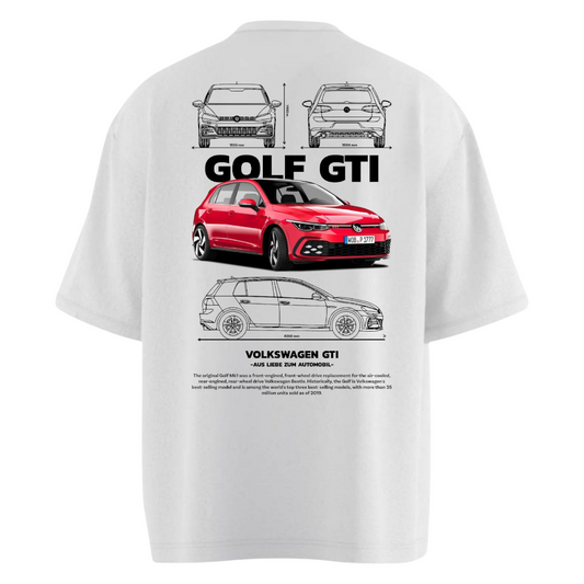 GOLF GTI VW Heavy Weight Oversized T-shirt