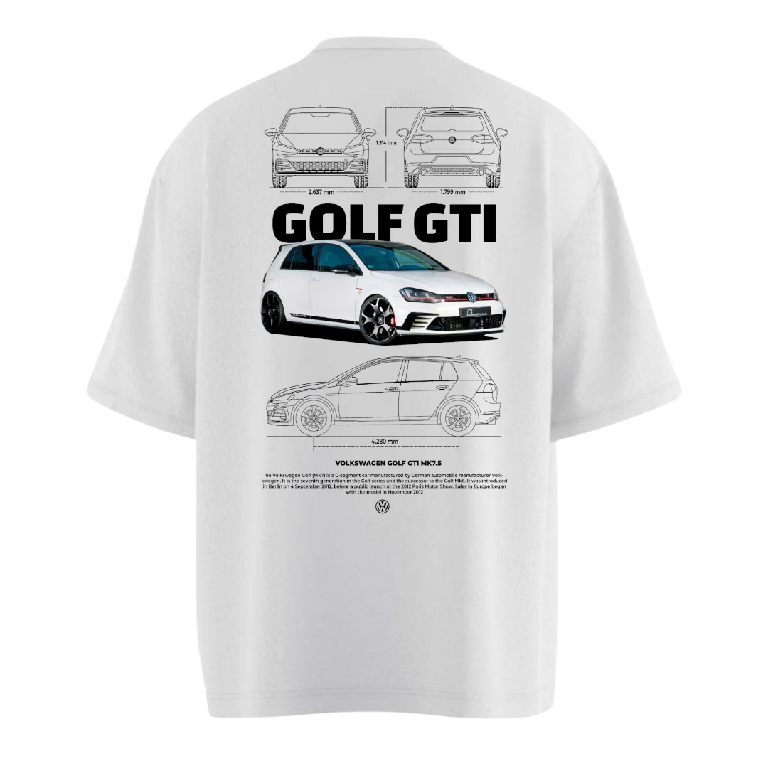 GOLF GTI VW Heavy Weight Oversized T-shirt