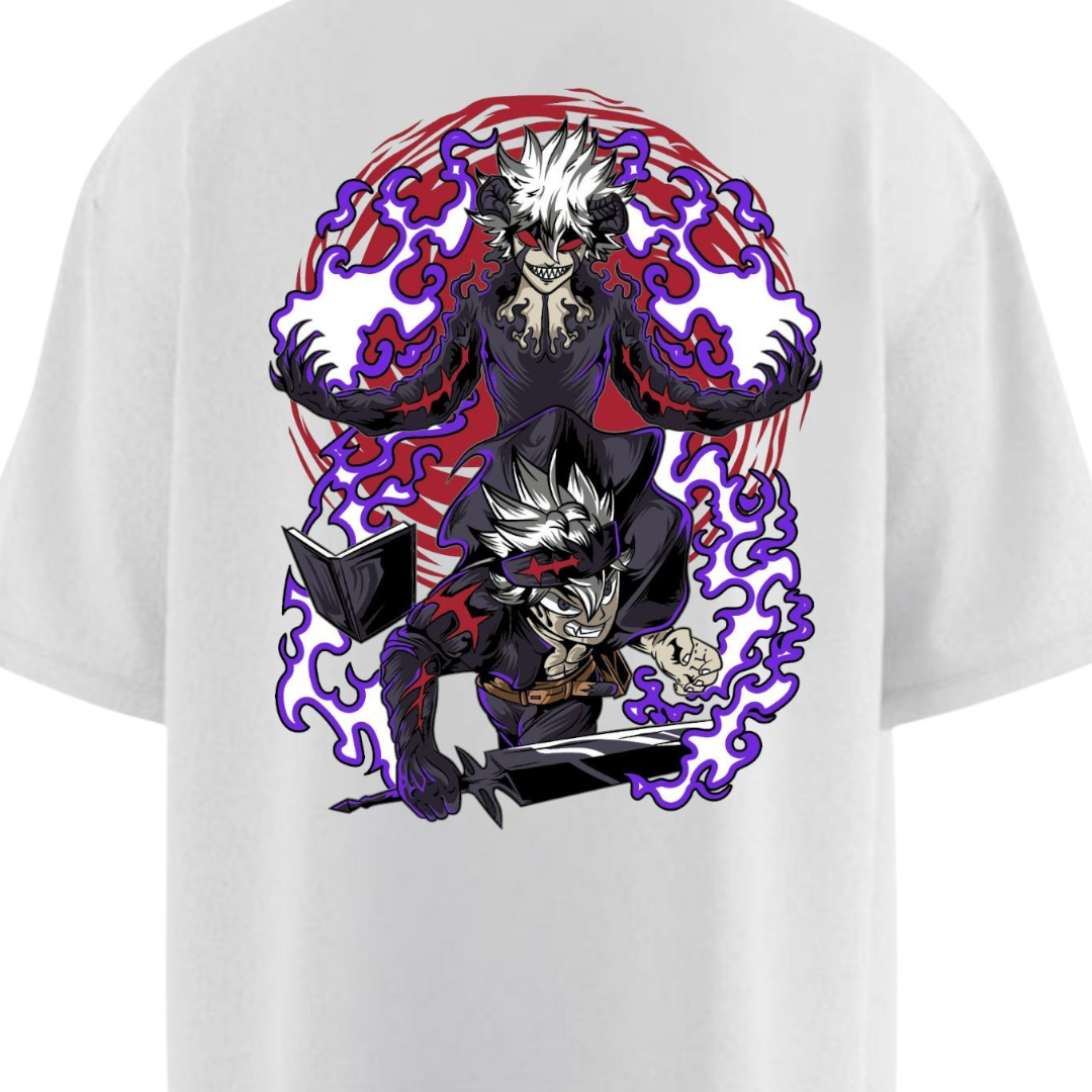 Black Clover Asta Oversized T-shirt