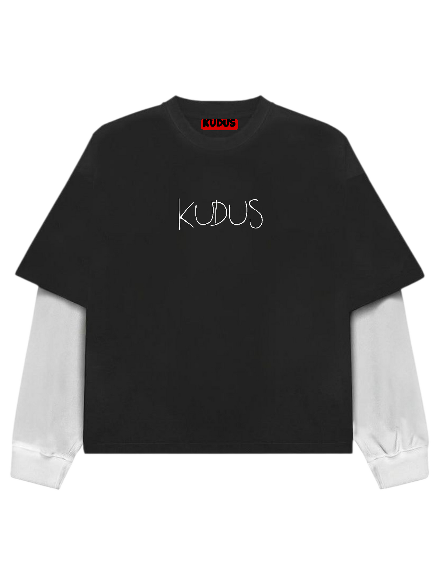 CUTE BUT OVERTHINKER B&W Long Sleeve Heavy Weight T-shirt