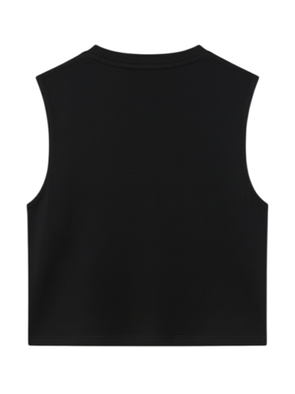 MINIMAL PLAIN SOLID SLEEVELESS VESTS