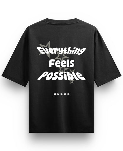 Black Oversized T-shirt Back Design