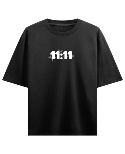 Black Oversized T-shirt Front Design