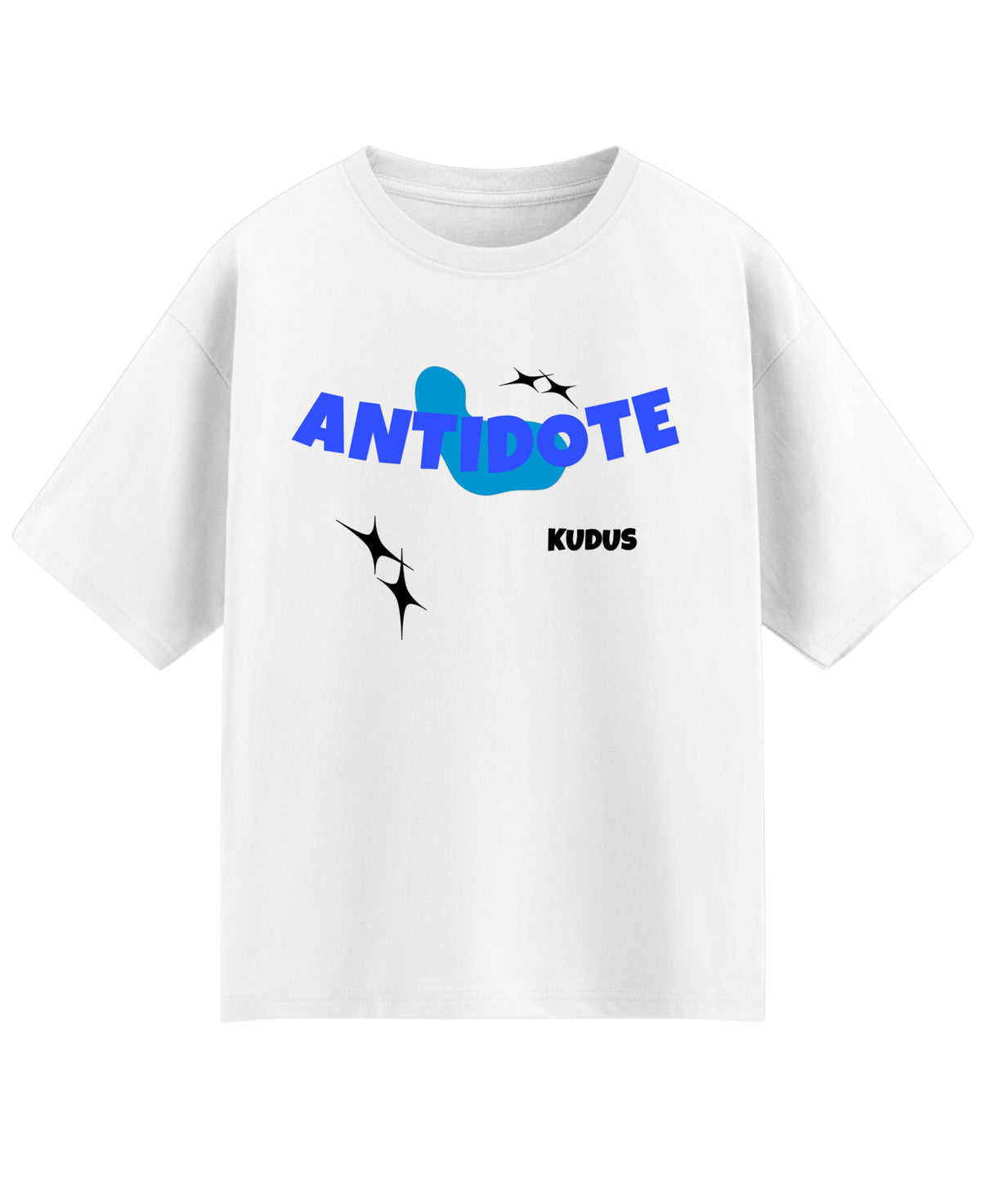 White Oversized T-shirt Front Design