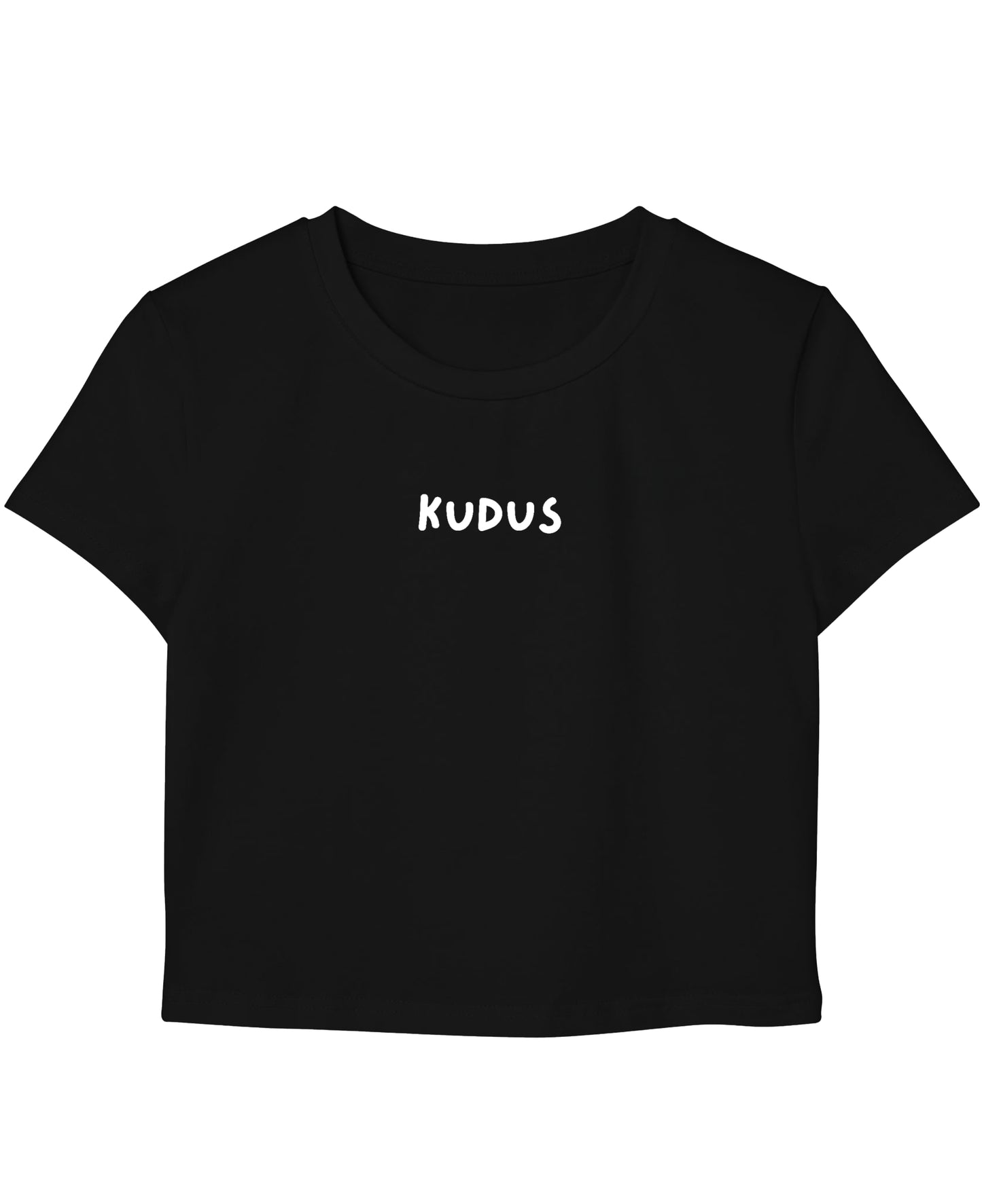 Black Baby Tee Front Design