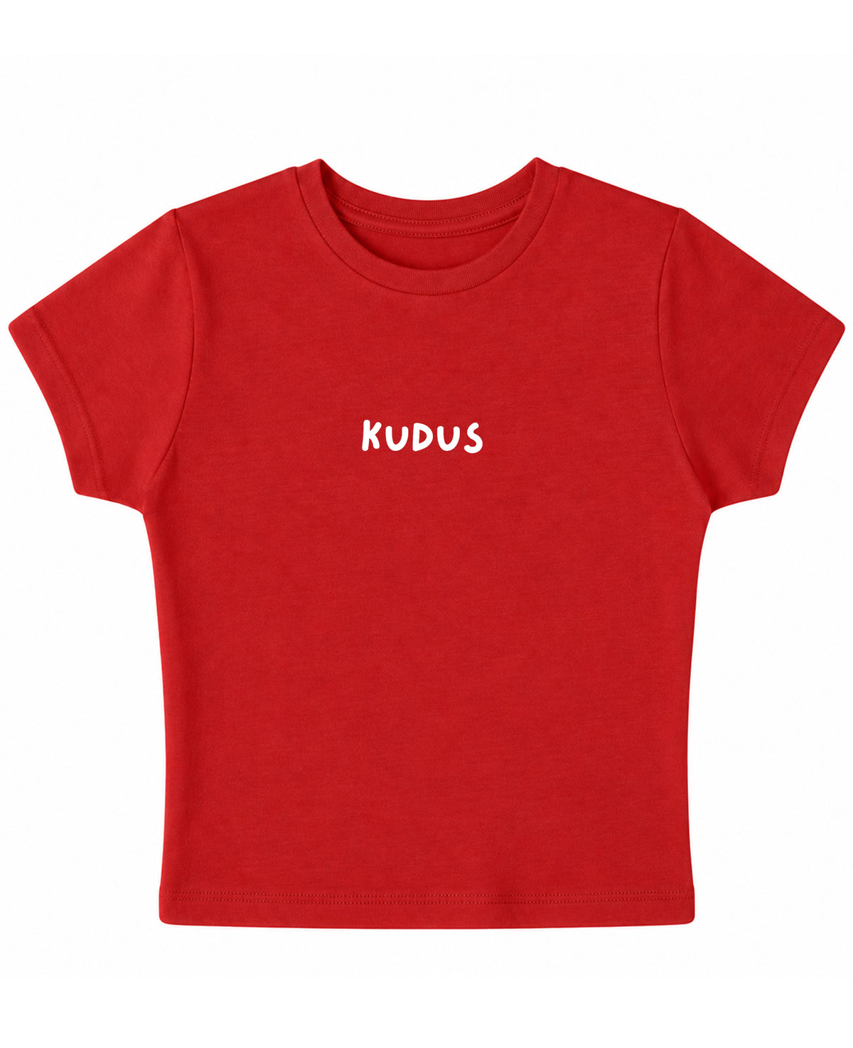 Red Baby Tee Front Design