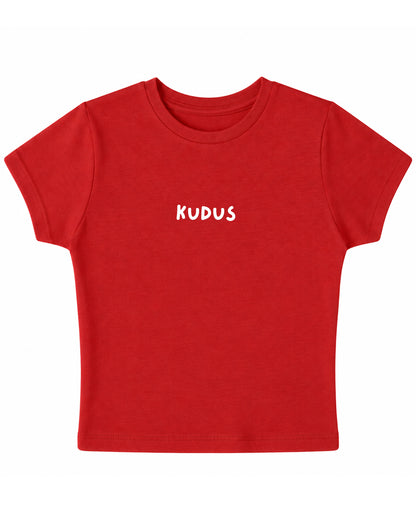 Red Baby Tee Front Design