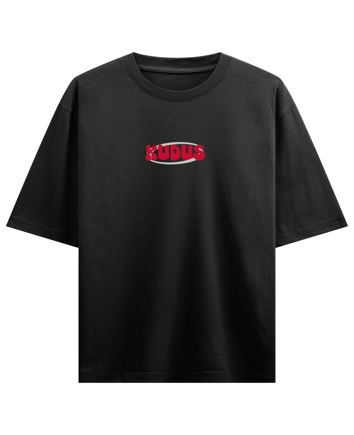 Black Oversized T-shirt Front Design