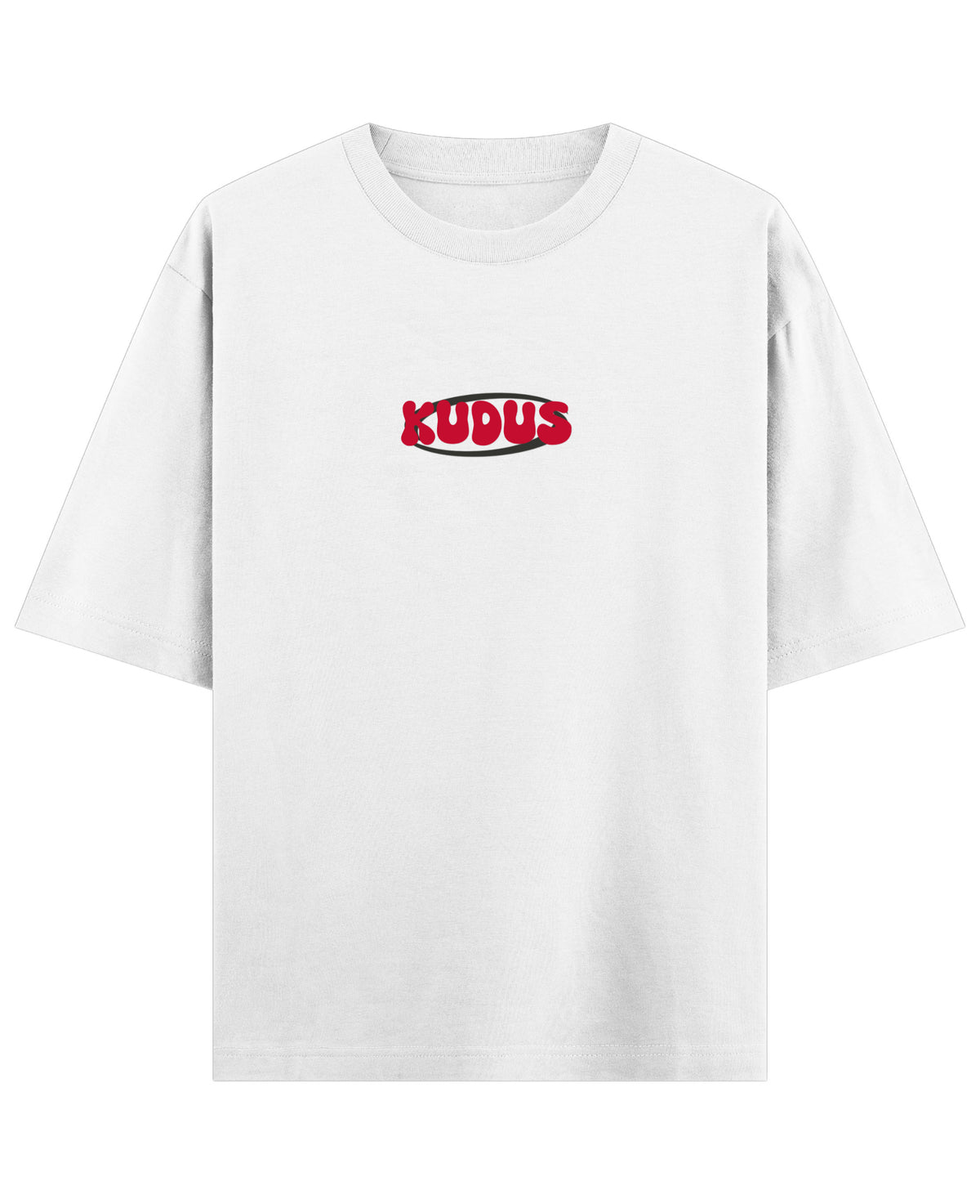 White Oversized T-shirt Front Design