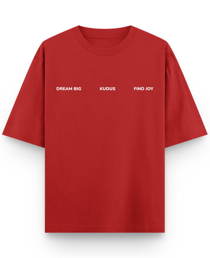 Red Oversized T-shirt Front Design