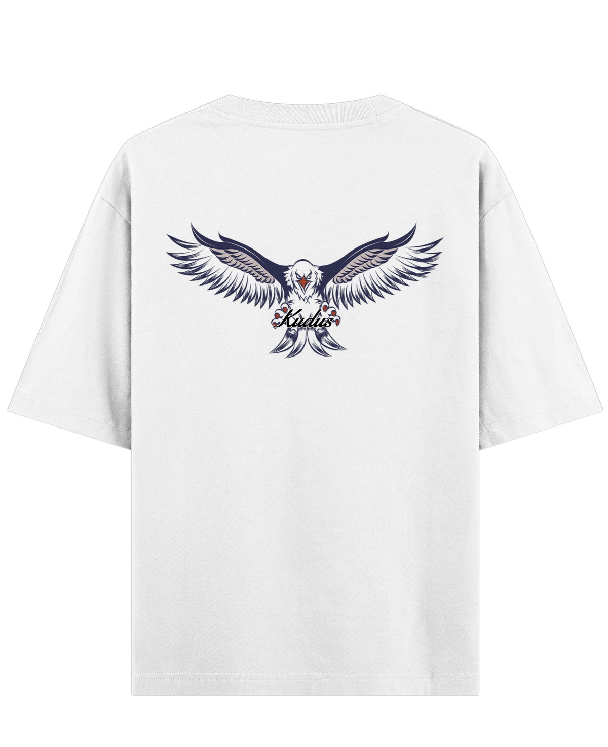 White Oversized T-shirt Back Design