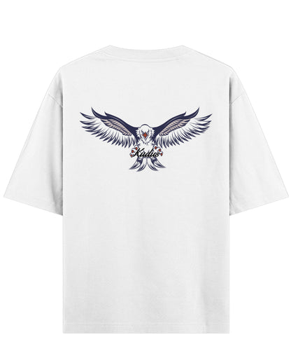 White Oversized T-shirt Back Design