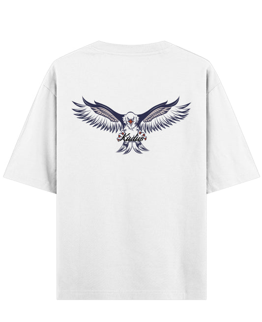 White Oversized T-shirt Back Design